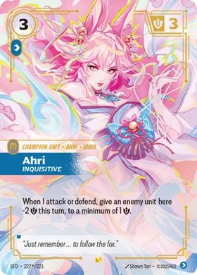 Ahri, Inquisitive Signature printing, Spiritforged